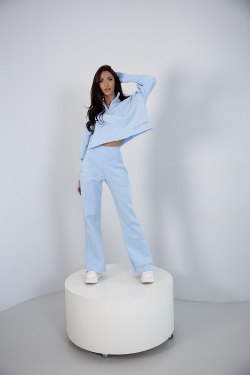 Dres damski - I don't care - Niebieski - 5339