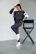 Graphite women's set with oversized leggings